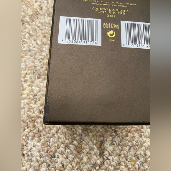 Krug Champagne box Vintage 1995 with card - Picture 10 of 14